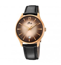 Rellotge Lotus Revival 39 mm corretja de pell calendari xapat or rosat 18404/2