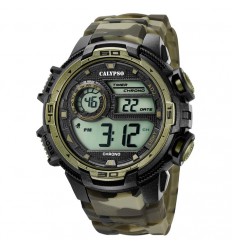 Reloj Calypso hombre K5723/6 multicolor verde cronógrafo digital