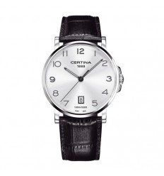 Certina DS Caimano C017.410.16.032.00 silver dial with numbers