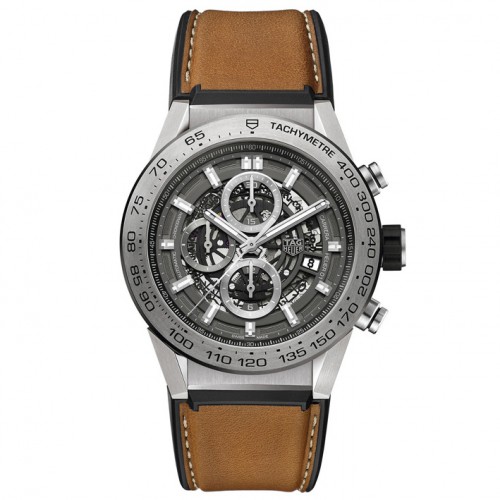Tag Heuer Carrera Calibre HEUER 01 CAR2A8A.FT6072 Esqueleto en gris