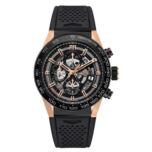 Tag Heuer Carrera Calibre HEUER 01 CAR2A5A.FT6044 Esquelet negre