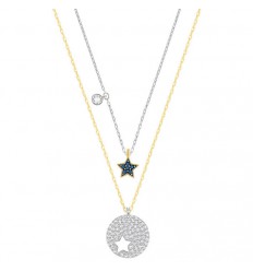 Swarovski pendant set stars 5253997 blue and transparent stones