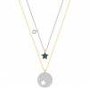 Swarovski pendant set stars 5253997 blue and transparent stones