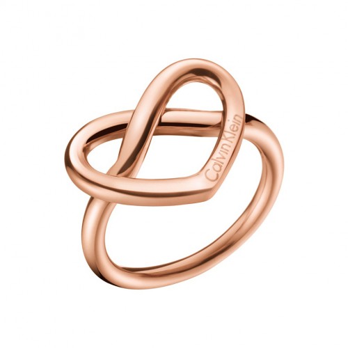 Calvin Klein Charming Ring KJ6BPR1001 stainless steel pink gold