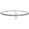 Swarovski necklace 5255055 Crystaldust chrome effect closure adjustable tension