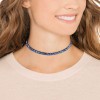 Collar Swarovski vidres blaus Crystaldust 5279163 tancament ajustable
