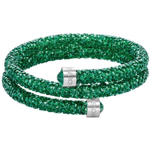 Bracelet Swarovski Crystaldust Double Bright Green 5292450 5273642