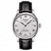 Tissot Le Locle Powermatic 80 Silver Black Leather Strap T0064071603300
