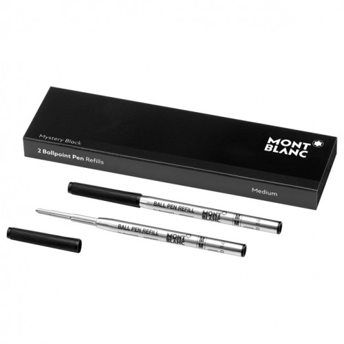 2 Parts (M) for ballpoint Montblanc Mystery Black 116190