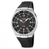 Calypso K6063/4 Rubber Strap Black Dial Watch with Numbers