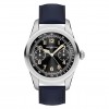 Montblanc Summit Smartwatch 117905 Steel Blue leather strap