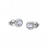 Earrings Rainbow Lotus Silver transparent zirconia LP1272-4/1