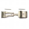 brushed titanium folding buckle for belts Tissot T640015936