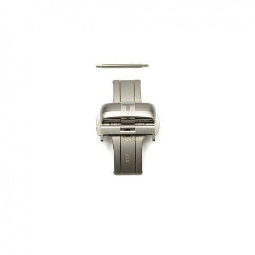 Hebilla desplegable acero Tissot T640028386 para correas piel 20mm