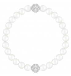 Remix bracelet Swarovski White Crystal Pearl 5365736 transparent stones