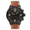 Tissot Chrono XL Watch T1166173605700 Black dial Leather strap