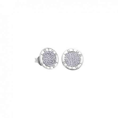 Arracades Lotus Silver Trendy LP1252-4/1 plata cristalls Swarovski