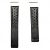 Perforated black leather strap TAG Heuer Carrera FC6357 wide 20mm