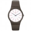 Swatch New Gent SUOC107 Greensounds gray-brown case and strap