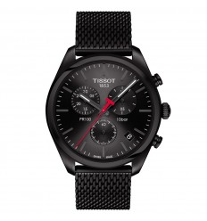 Rellotge Tissot PR100 Crono T1014173305100 Esfera negra Braçalet negre
