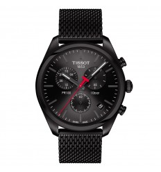 Tissot PR100 Chronograph watch T1014173305100 Black dial black bracelet