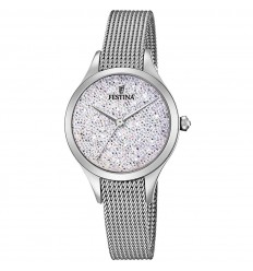 Festina Mademoiselle watch F20336/1 steel case Swarovski crystals