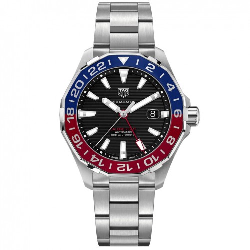 Tag Heuer Aquaracer Calibre 7 GMT Automàtic Esfera negra WAY201F.BA0927