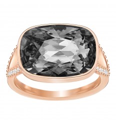 Ring Holding Gray plated in pink gold 5347791 5372869 gray stone
