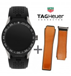 Bundle Offer Tag Heuer Connected SBF8A8001.11FT6076+Brown calfskin strap