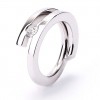 Ring white gold and diamond A4425