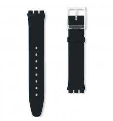 Corretja silicona negra rellotge Swatch Skin Black classiness ASFK361 16mm