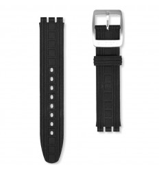 Corretja silicona negra rellotge Swatch Irony Big Crown'd AYGS125 17mm