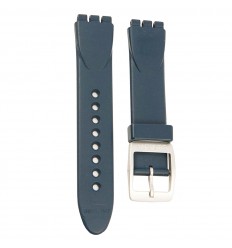 Correa caucho azul reloj Swatch Irony Big Extrados Aqua AYGS7008 17mm