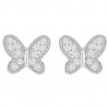 Swarovski Field Butterfly earrings White Rhodium plating 5253267