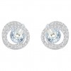 Swarovski Generation earrings Blue Spirals Rhodium plating 5289026