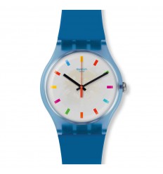 Swatch New Gent SUON125 Color Square color indexes blue strap