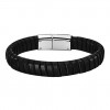 Braçalet Lotus Style Home LS1879-2/4 acer cuir negre