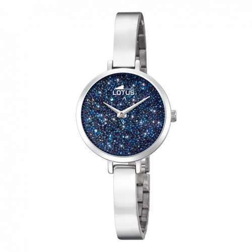 Rellotge Lotus Bliss senyora esfera blava cristalls Swarovski 18561/3