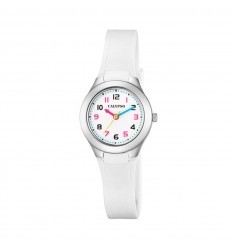 Calypso Sweet Time Watch K5749/1 Woman White dial and strap