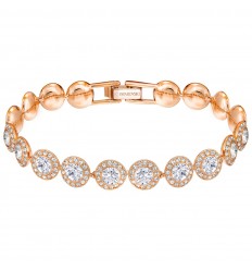Swarovski Angelic bracelet white crystals rose gold plating 5240513