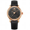 Swarovski Crystalline Hours watch 5295377 black dial pink gold