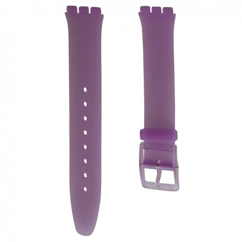 Purple silicone strap watch Swatch Skin Purple Softness ASFV107 16mm