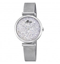 Lotus Bliss Watch for woman Silver dial Swarovski crystals 18564/1