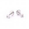 Birth Baby Earrings White Gold and Diamonds 227002OB 