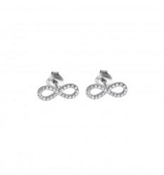 Pendientes Lotus Silver Trendy plata de ley símbolo infinito LP1253-4/1