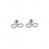 Lotus Silver Trendy Earrings sterling silver infinity symbol LP1253-4/1