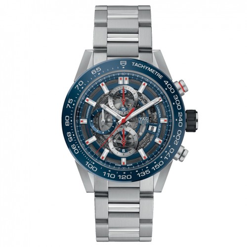 Tag Heuer Carrera Calibre Heuer 01 Azul brazalete acero CAR201T.BA0766