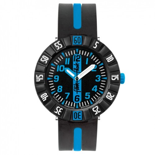 Rellotge Flik Flak Blue Ahead FCSP031 Negre i blau