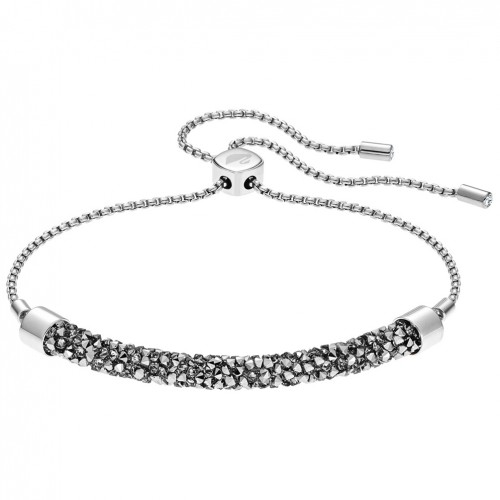 Swarovski Long Beach bracelet 5404435 Grey crystals Stainless steel