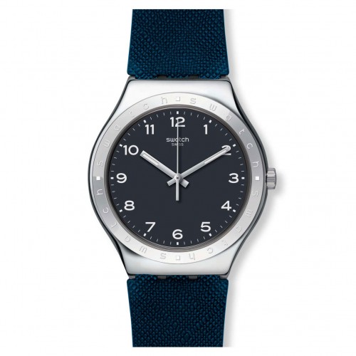 Rellotge Swatch INKWELL YWS102 Esfera negra Corretja cautxú